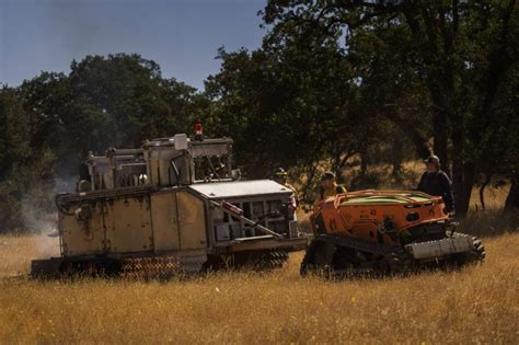 Robots Are Starting (Good) Fires in California .